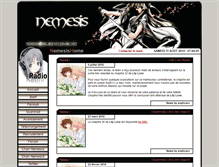 Tablet Screenshot of nemesis-anime.com